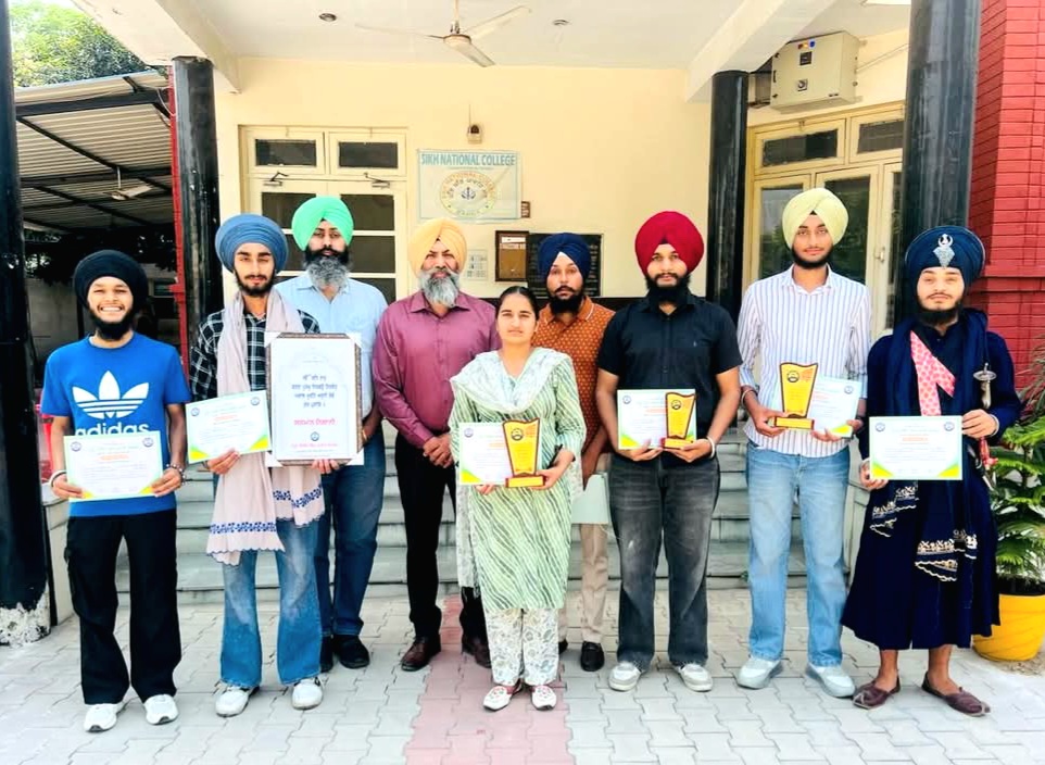 ਸਿੱਖ ਨੈਸ਼ਨਲ ਕਾਲਜ ਬੰਗਾ ਦੇ ਵਿਦਿਆਰਥੀਆਂ ਨੇ ਅਯੋਜਿਤ ਅੰਤਰ ਕਾਲਜ ਯੁਵਕ ਮੇਲੇ ਵਿੱਚ ਵੱਡੀਆਂ ਪ੍ਰਾਪਤੀਆਂ ਕੀਤੀਆਂ